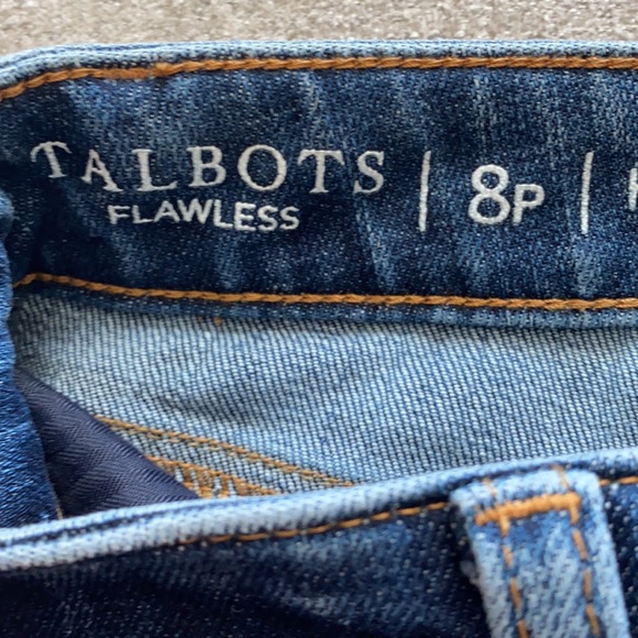 Talbots Flawless High Waisted Modern Ankle Jeans Size 8P - Picture 8 of 9